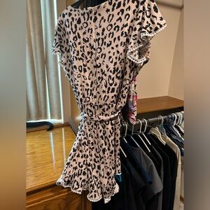 Savanna Jane Leopard Print Romper
